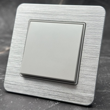 Выключатель клавишный Империя света Aluminum MMW 003-1, белый
