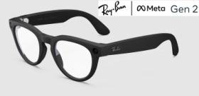 Смарт-очки Ray-Ban META HEADLINER (Gen 2) Clear RW4013 черный