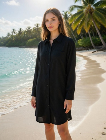 Туника черный, графит