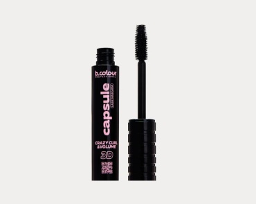Тушь для ресниц 7DAYS B.colour professional Crazy curl Volume для объема, удлиняющая, подкручивающая черный