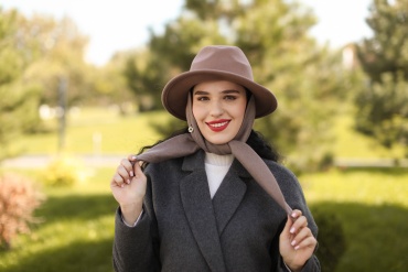 Шляпа Sara Hats размер универсальный, бежевый, коричневый