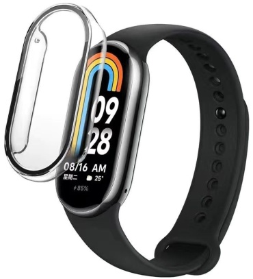 Чехол для Xiaomi band 8, Xiaomi band 9 прозрачный