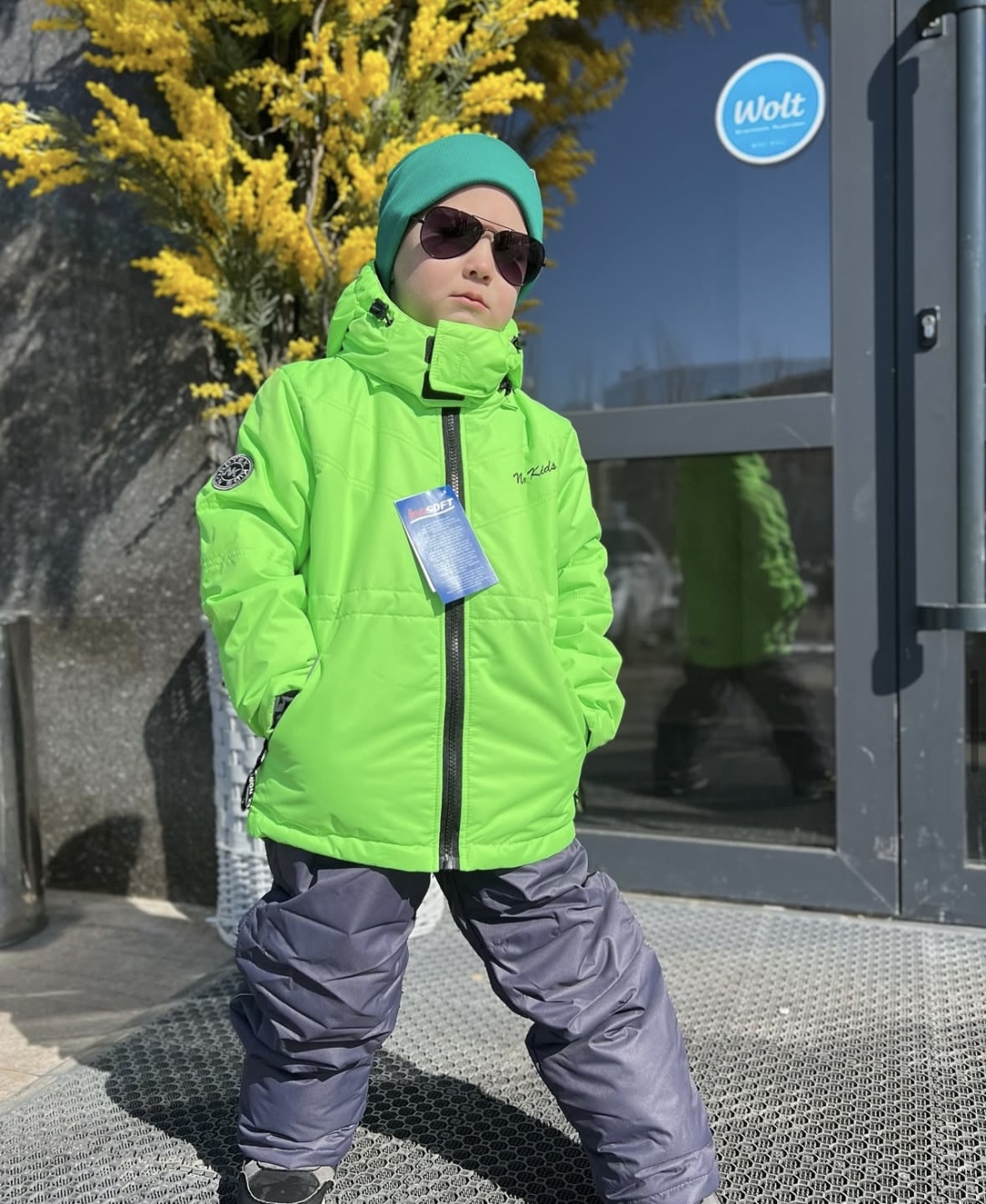 Комплект с комбинезоном NORDTEX KIDS зеленый