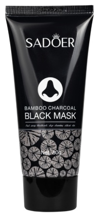 Маска для лица SADOER угольная Bamboo Charcoal 60 мл