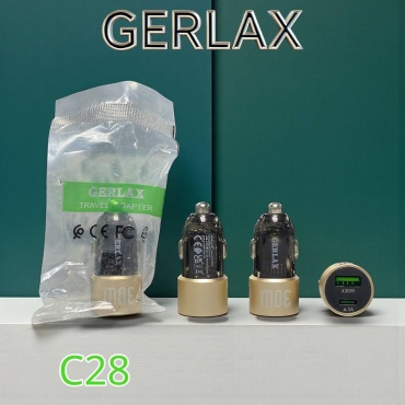 GERLAX C28 USB Type-C, USB 30 Вт золотистый