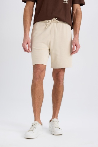 Повседневные шорты DeFacto бежевый