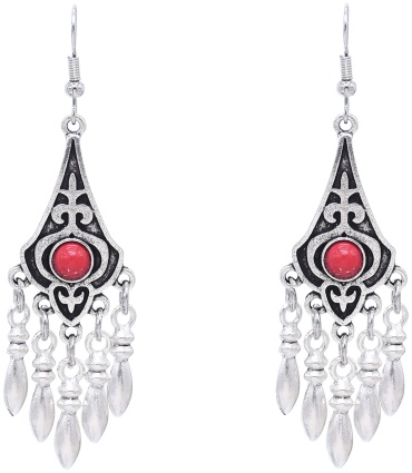 Серьги FASHION бижутерный сплав, агат