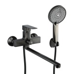 Смеситель для ванны Atlas ST0004407, цинк, цвет графит