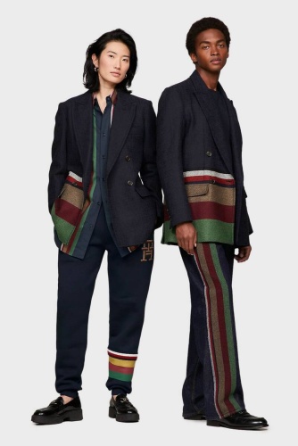 Пиджак однобортный Tommy Hilfiger мультиколор