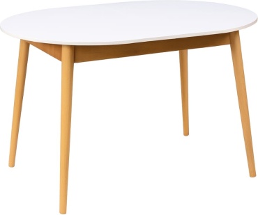 Раздвижной стол KAGU-SHOP Sofi, 130х80x75 см, ЛДСП, белый