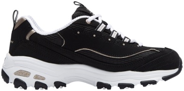 Кроссовки Skechers D'LITES - COPPER DIVINE белый, золотистый, черный