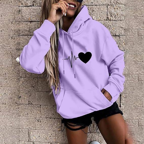 Худи New fashion фиолетовый