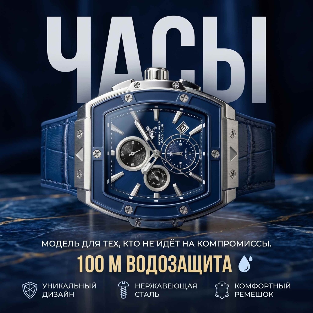 Кварцевые Beverly Hills Polo Club BP3841X.399 сталь