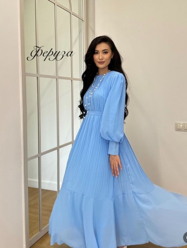 Повседневное платье NUR Collection голубой