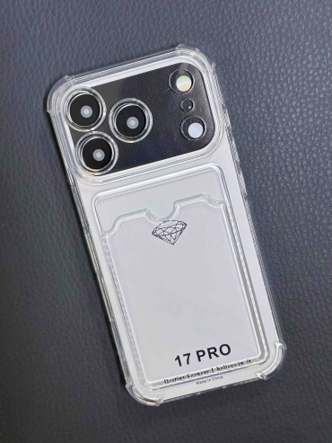 Чехол BAIKO для Apple iPhone 17 Pro прозрачный