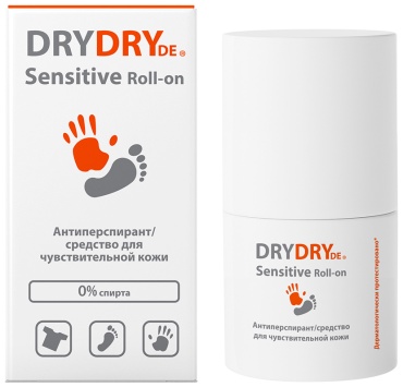 Dry Dry Sensitive для чувствительной кожи антиперспирант унисекс 50 мл