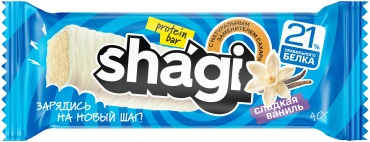 Shagi батончик cладкая ваниль 1 шт
