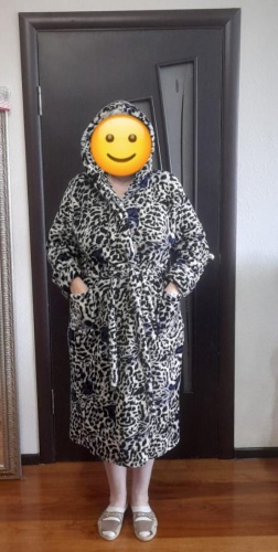 Флисовый халат Халат мультиколор