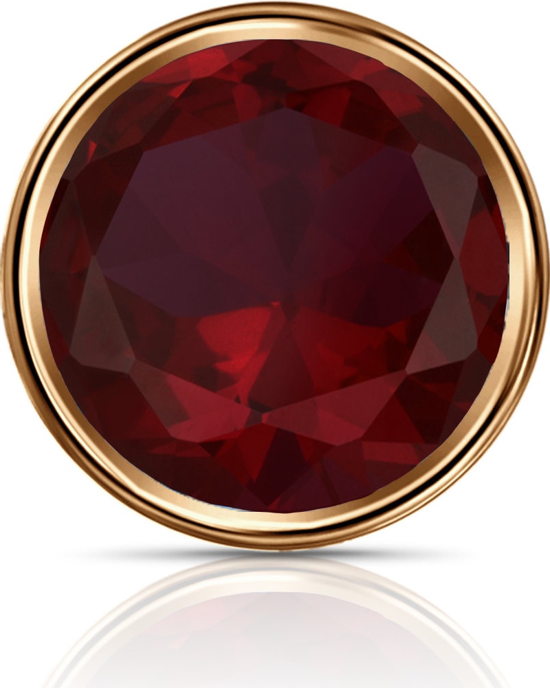 Подвеска Veronika jewelry factory П120-337Гр вес 0.79 г золото, гранат