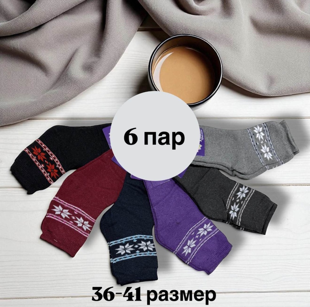 Носки SPEED WIN 6 пар мультиколор 36-41