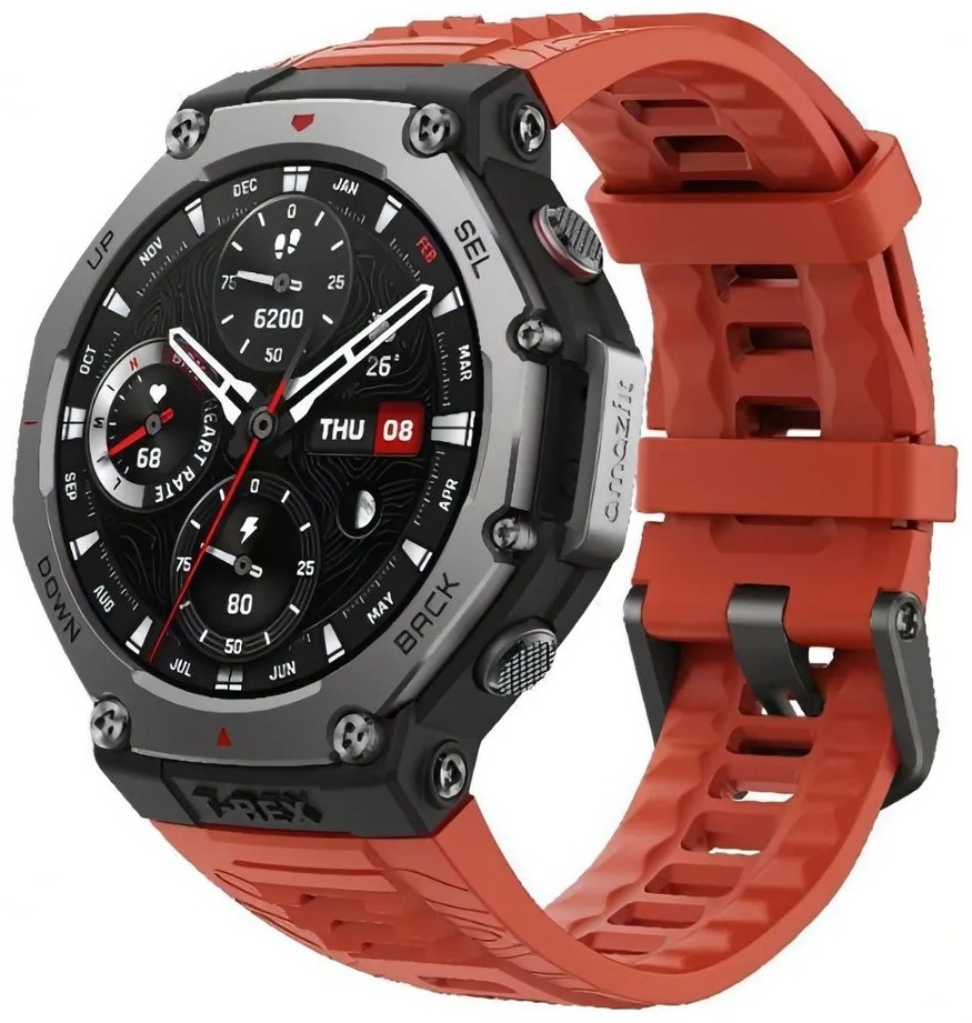 Купить Смарт-часы Amazfit T-Rex 3 49 мм черный-оранжевый в Алматы ...