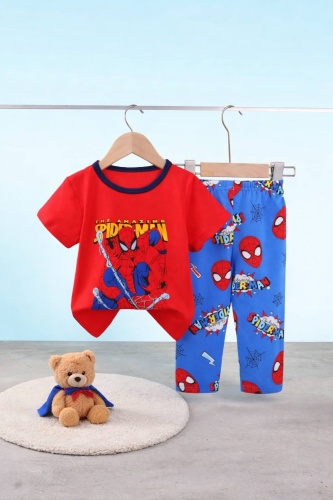 Пижама Spider-Man синий, красный