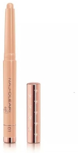 NAJ OLEARI тени кремовые Absolute Stay Eyeshadow 01 Pink Ivory