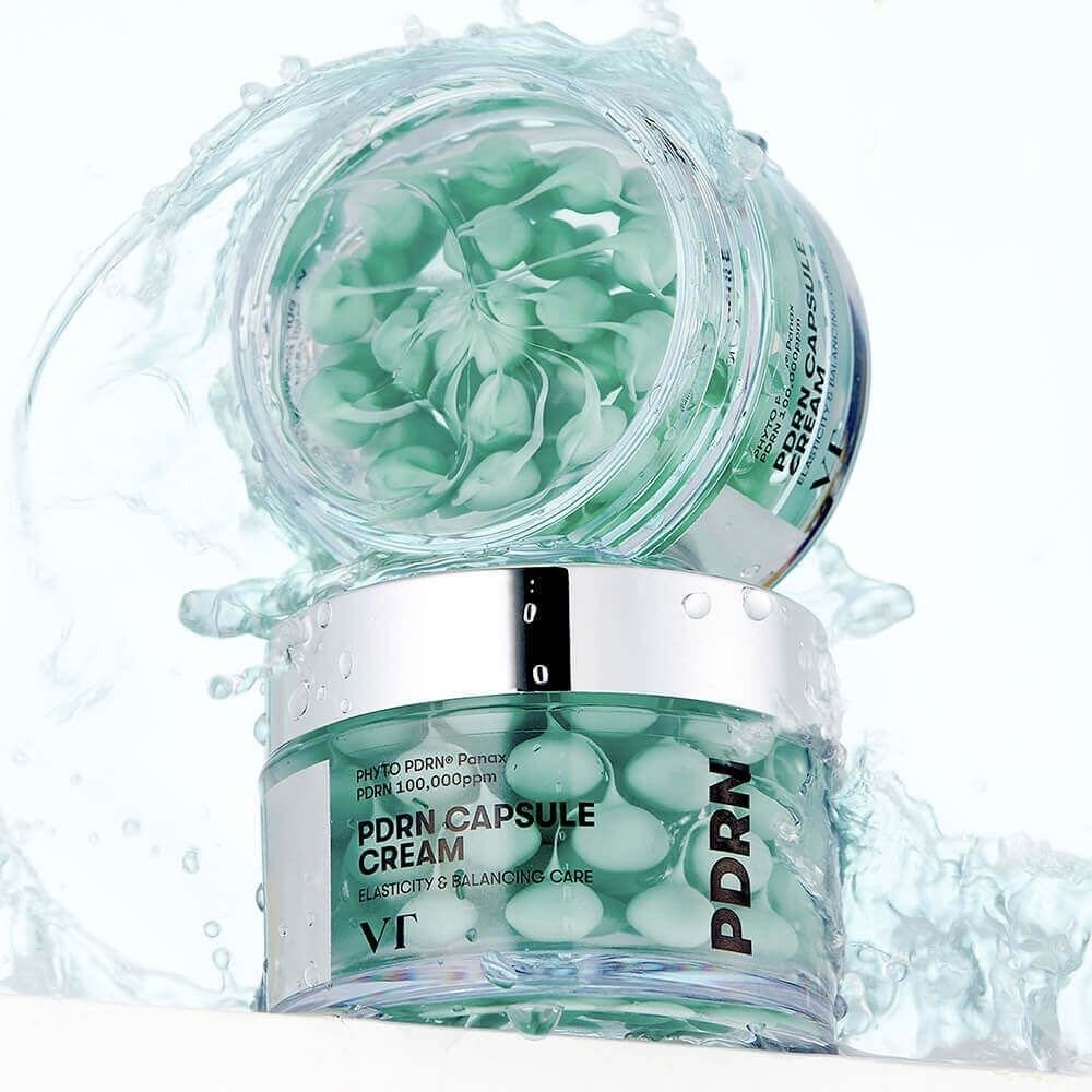 VT Cosmetics крем Phyto Pdrn Capsule Cream Elasticity&Balancing Лифтинг Крем для Лица с ПДРН 50ml для лица 50 мл, фото 2