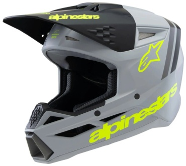Alpinestars Youth SM3 Radium желтый, серый, черный, черный матовый S