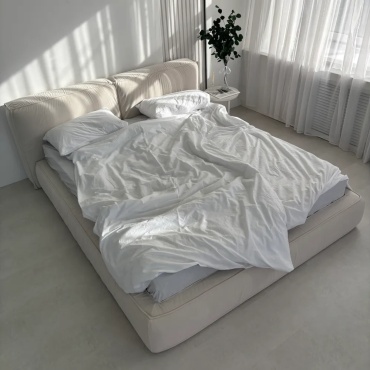 Кровать SAFA furniture Loft двуспальная, 200x200 см (без матраса, подъёмный механизм) бежевый