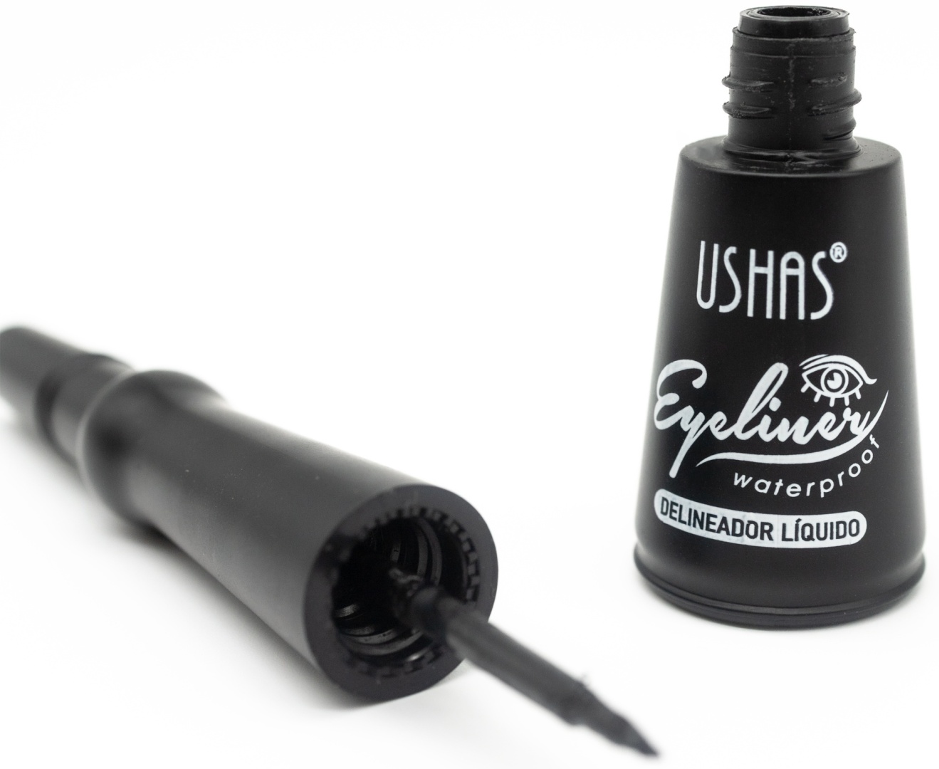 Ushas Водостойкая подводка для глаз/Waterproof Eyeliner подводка черный Черный