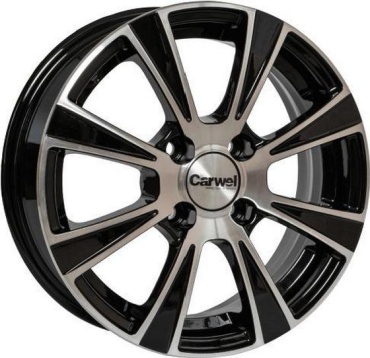 WorldWheels Carwel Йота 113 5.5x14/4x100 D67.1 ET45 4 диска графит, серый, черный