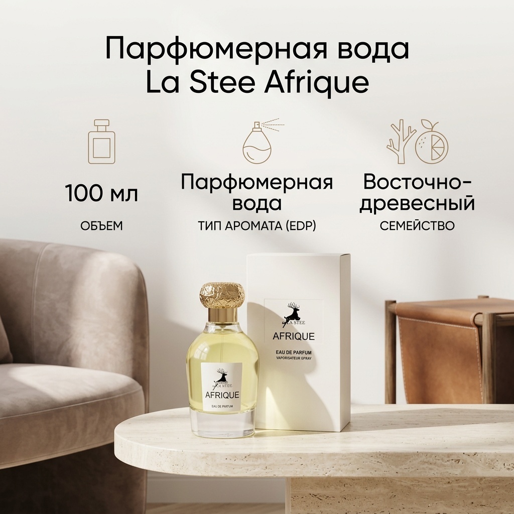 La Stee Afrique парфюмерная вода EDP 100 мл, для женщин