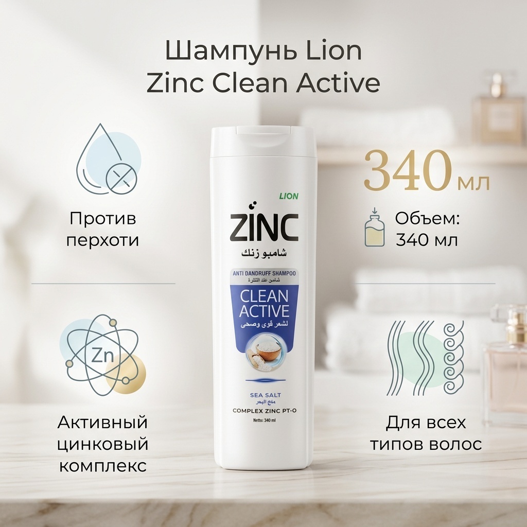 Zinc Zinc шампунь 340 мл