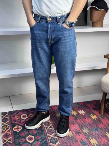 Джинсы бананы ABAY FASHION синий