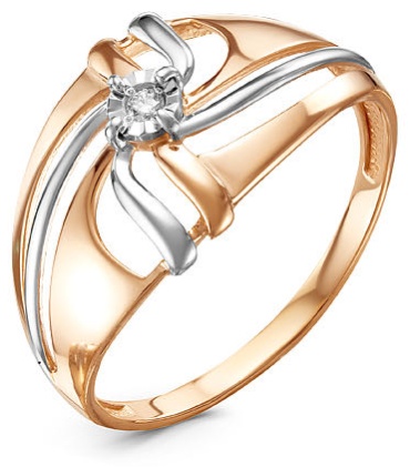 ORTA GOLD ZHGOG1262007 размер 19 вес 1.93 г золото, фианит