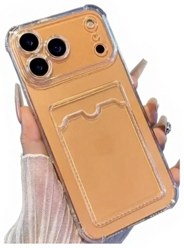Чехол Nati.aks для Apple iPhone 17 Pro прозрачный