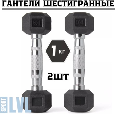 Набор гантелей SPORT LVL неразборная 2 кг