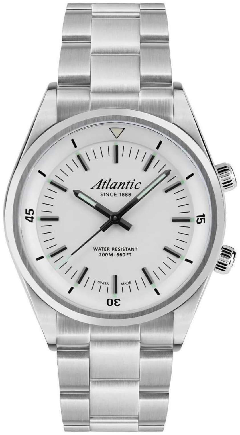 Кварцевые Atlantic 73375.41.21 нержавеющая сталь
