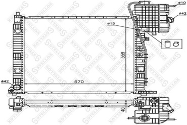 Stellox радиатор АКПП 10-25872-SX