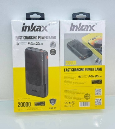 Внешний аккумулятор Inkax PBQ 59 20000 мАч черный