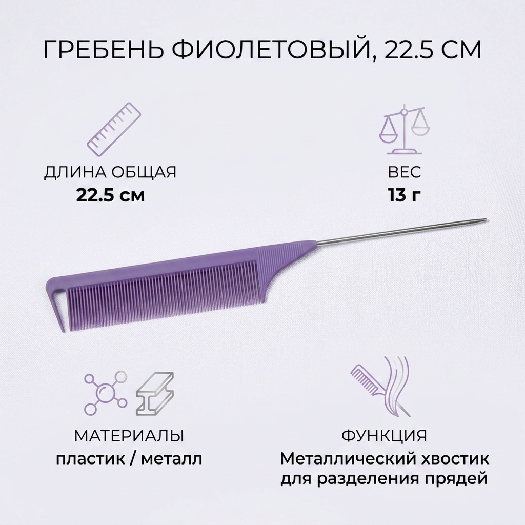 Гребень 22,5 см