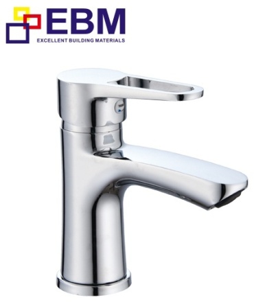 Смеситель EBM NS2912+C80 шланг, цинк, цвет серебряный