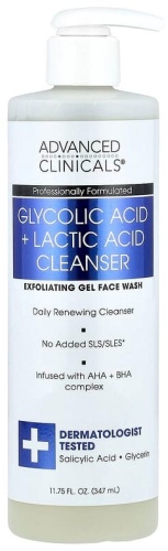 Advanced Clinicals Exfoliating гель 350 мл