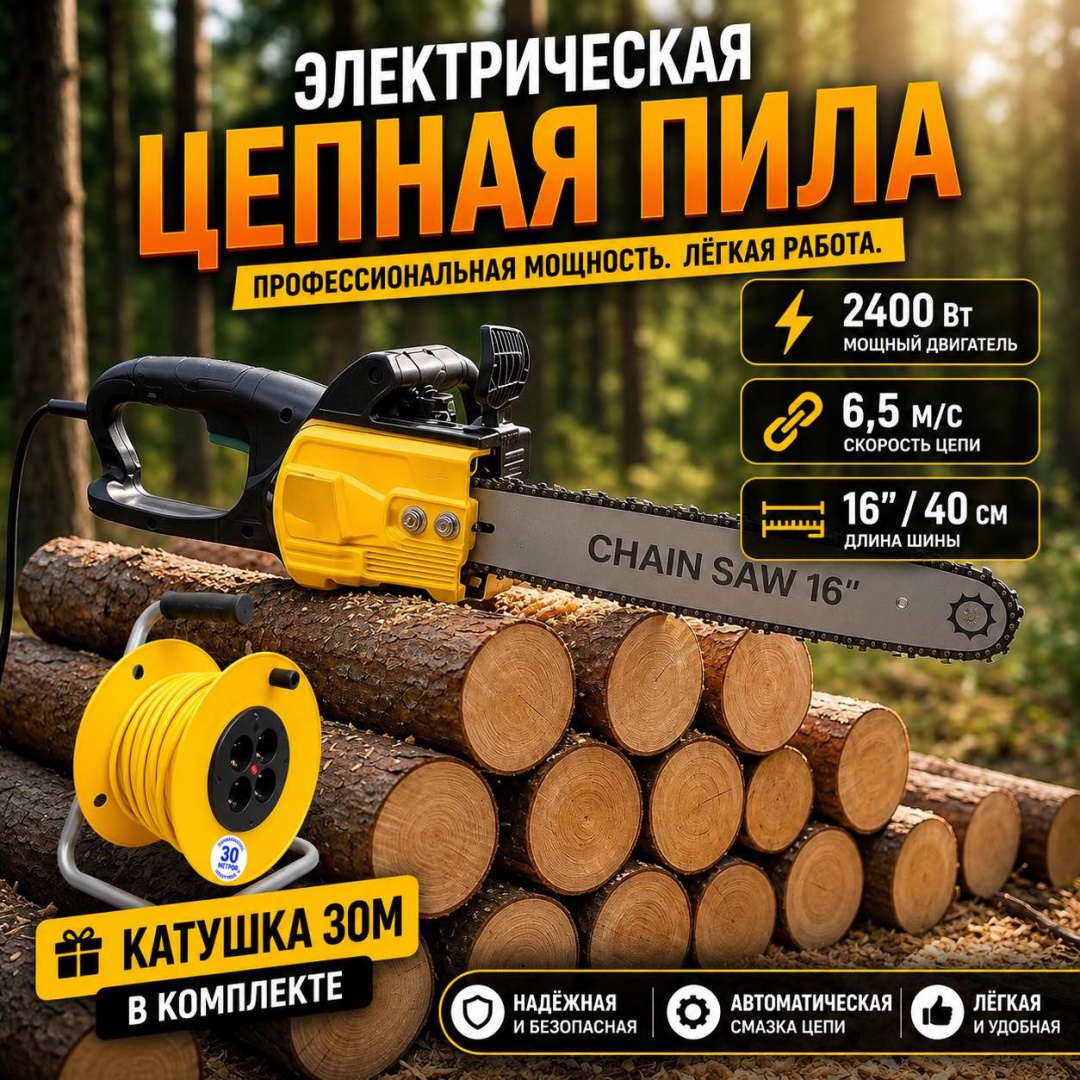 LUMUD садовая пила LMD-106 черный