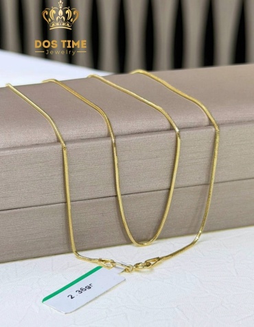 DOS TIME 068457586 длина 50 см, вес 2.36 г золото, плетение фантазийное
