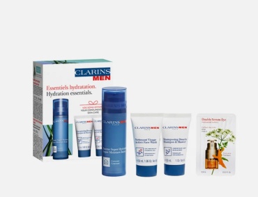 Clarins Hydration Essentials набор по уходу за лицом для мужчин