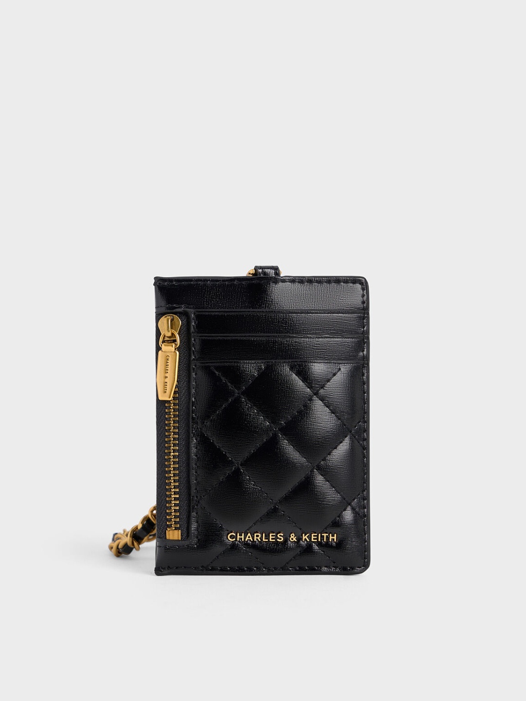 Картхолдер Charles & Keith экокожа черный