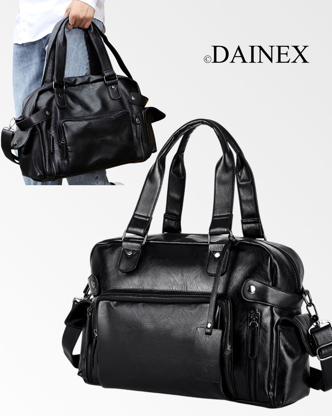 Сумка DAINEX искусственная кожа черный 15 л