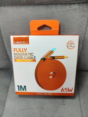 Кабель USB TypeC (M), 1 м, MD-A104 оранжевый
